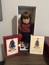 1990s American Girl Molly Doll With Book Series, Birthday Dress and Accessories
