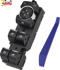 Master Power Window Switch Button Front Driver Side Compatible with F-150 Edge