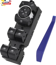 Master Power Window Switch Button Front Driver Side Compatible with F-150 Edge
