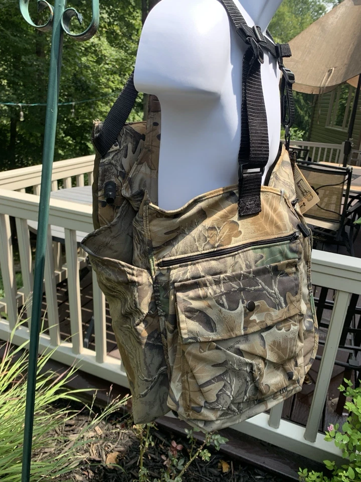 H.S. Strut Turkey Hunting Vest Poly/Cotton Advantage Camo L/XL Seat NWT - Image 2 of 4
