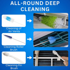 18Pcs Mini Split Cleaning Kit Bag, Waterproof AC Cleaning Cover with Storage ...
