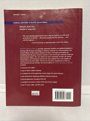 #ad #ad Clinical Anatomy of the Eye by Richard S. Snell And Kemp $25.00