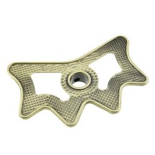 DGZZI Billiard Bridge Head Brass Slip-On Moosehead Bridge Head for Billiard