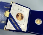 1988 P US Mint 1/10th ozt Proof Gold $5 Eagle Coin w/ogp L24592