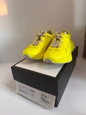 Gucci Rhyton Neon Yellow Leather Sneakers Wom...