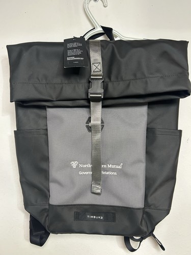 NWT Timbuk2 Tuck Backpack Roll Top Eco-Black Laptop Commute Bag