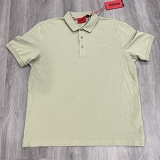 Hugo Boss Green Pique Cotton Polo Shirt S NWT 88
