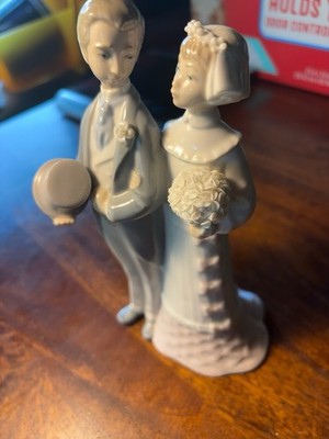 Vintage Lladro Porcelain ''Wedding Day'' Bride & Groom Figurine #4808 Spain