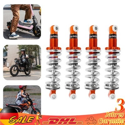 4Pcs Motorcycle Shock Absorber Adjustable 190mm Long Shock Absorber Damper