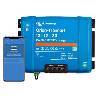 DC-DC Ladebooster Victron Orion Tr 12/12 30A Smart Isoliert Bluetooth