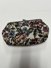 Vintage Tapestry Evening Bag Purse 8x5