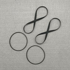 4PC TC-WE475 Dual Deck Cassette Player New 4 Belt Replacement BELT SET