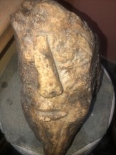 Antico frammento  Antropomorfo Chasuble Pietra Scolpita,scultura