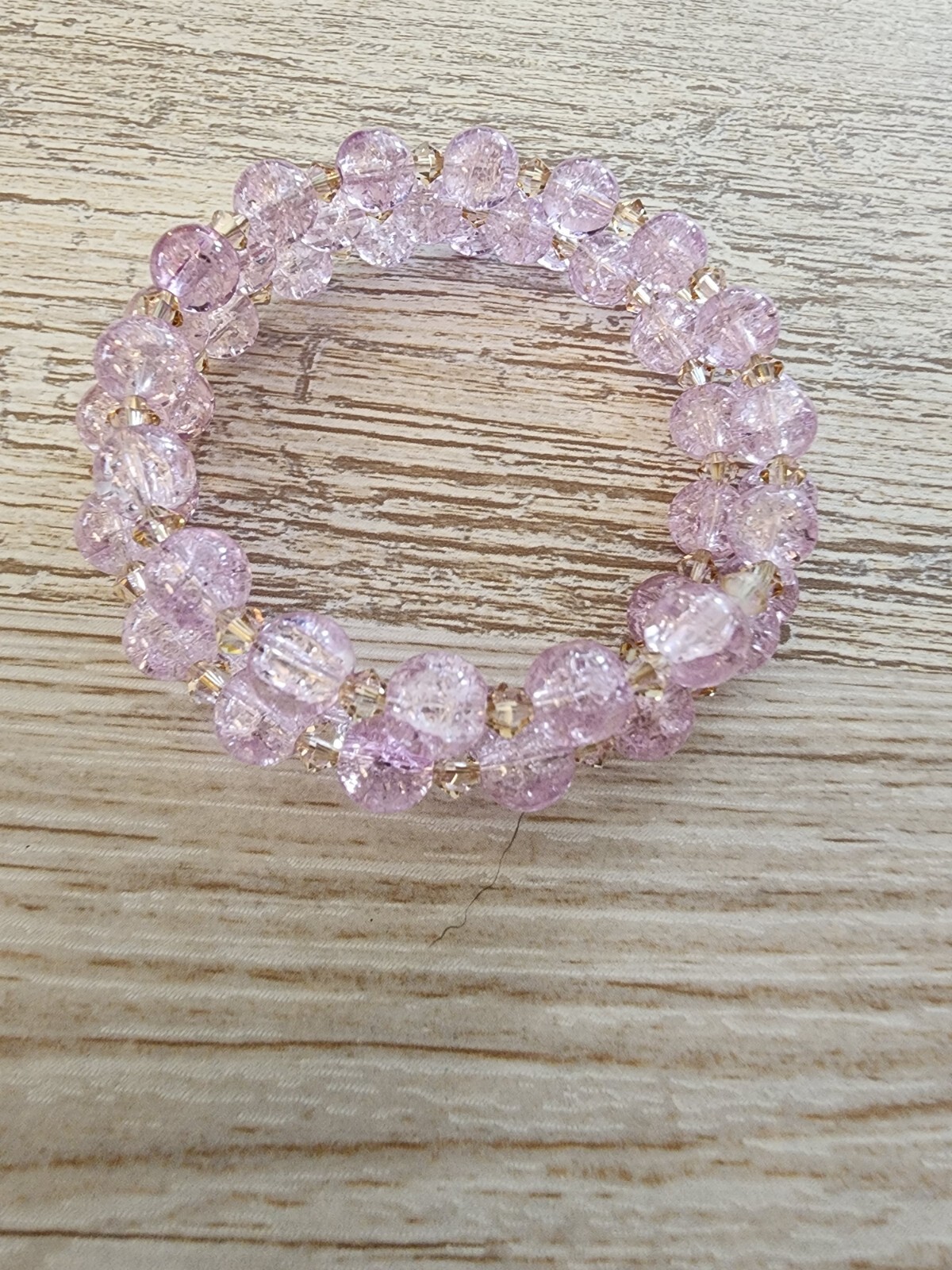 Two Unique Memory Wire Wrap Bracelets. Two 3 wrap… - image 2