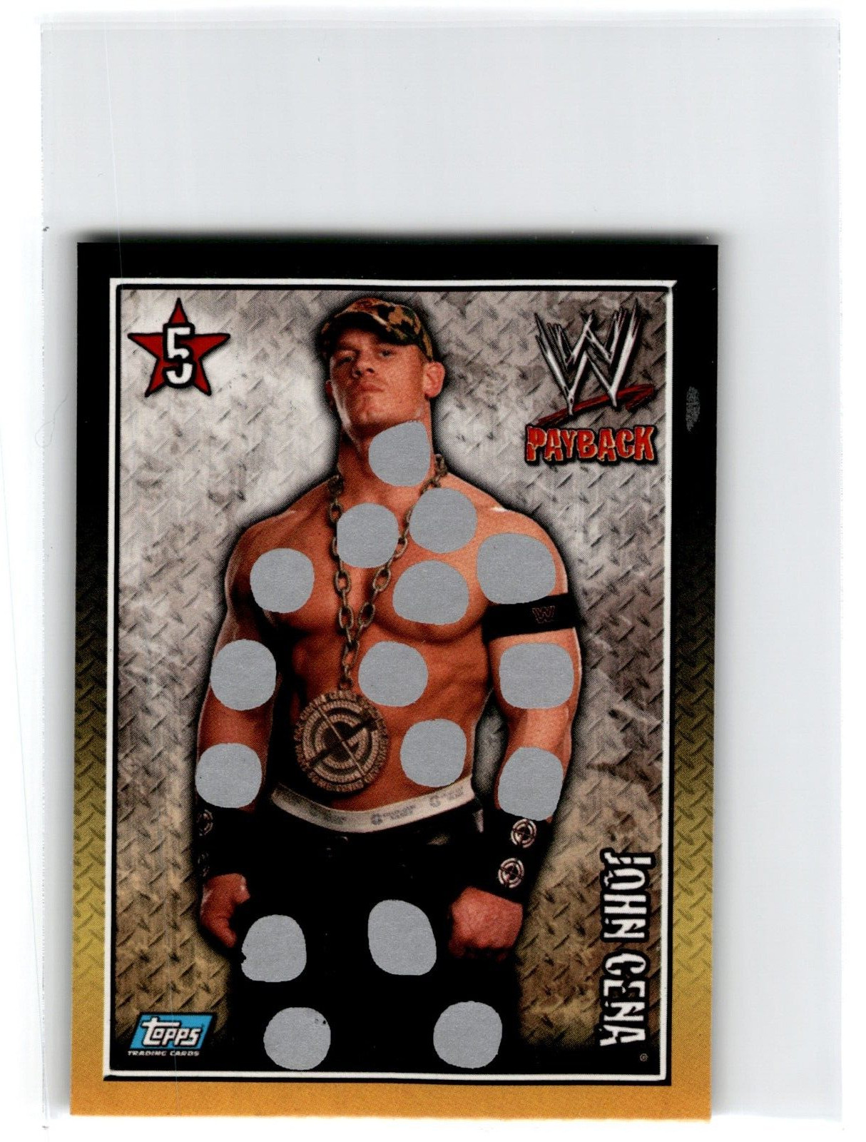 2006 Topps WWE Payback Body Blow  John Cena