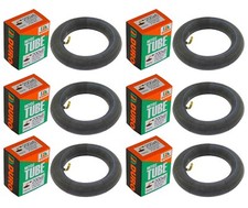 6 - DURO Bicycle Inner Tube 10" x 2.50" 90 Degree Bent Standard Schrader/Valve