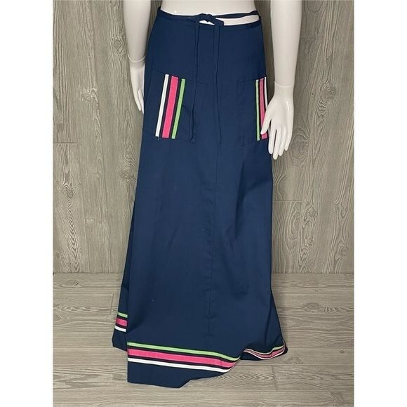 C.cs patchwork wrap pocketed long heavy fabric ma… - image 6