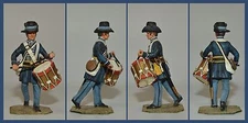 Charles Stadden ACW Union Army Drummer Boy Painted by Jean Abell (54MM)