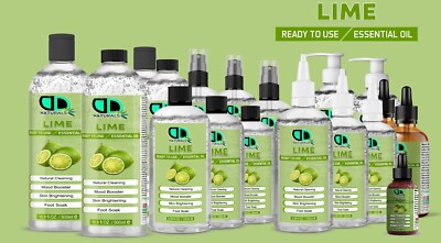 Ätherisches Limettenöl - vorverdünnt & gebrauchsfertig | Belebend, Mehrzweck
