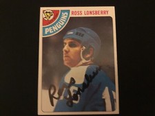 Autographed 1978-79 Topps Ross Lonsberry  Dec.       #L-1