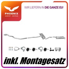 Skoda Superb I 1.9 TDi (2001-2008) Stufenheck ohne Kat Auspuffanlage Auspuff