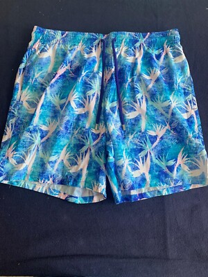 $285 Vilebrequin St. Tropez Swim Trunks/Shorts Mens Size XL Mahina Purple Blue