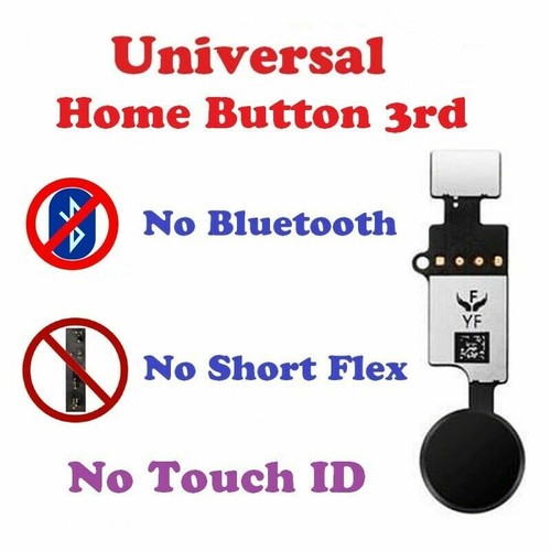 Bouton Home Universel Fonction Retour JC YF 3ème Remplacement pour iPhone 7 8 Plus - Photo 2 sur 2