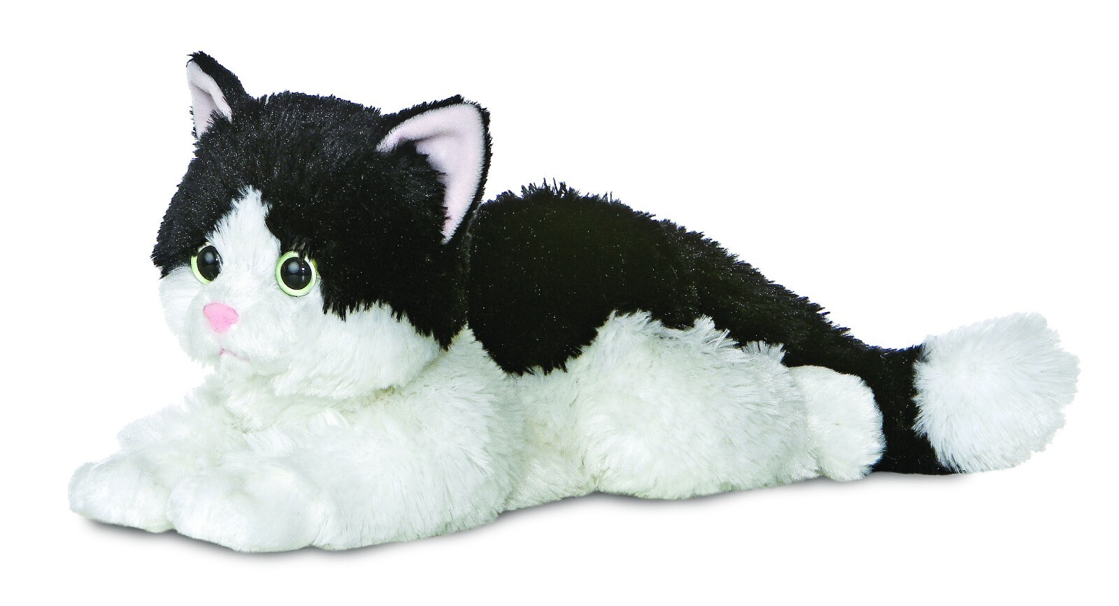 Aurora Gatto 30.5cm Flopsies Peluche Oreo Bianco e Nero 31420 Tenero Morbido