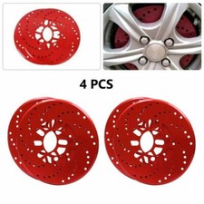 Car Aluminum Wheel Brake Disc Cover Decorative Rotor Cross Drilled 7.4cm/ 2.9"