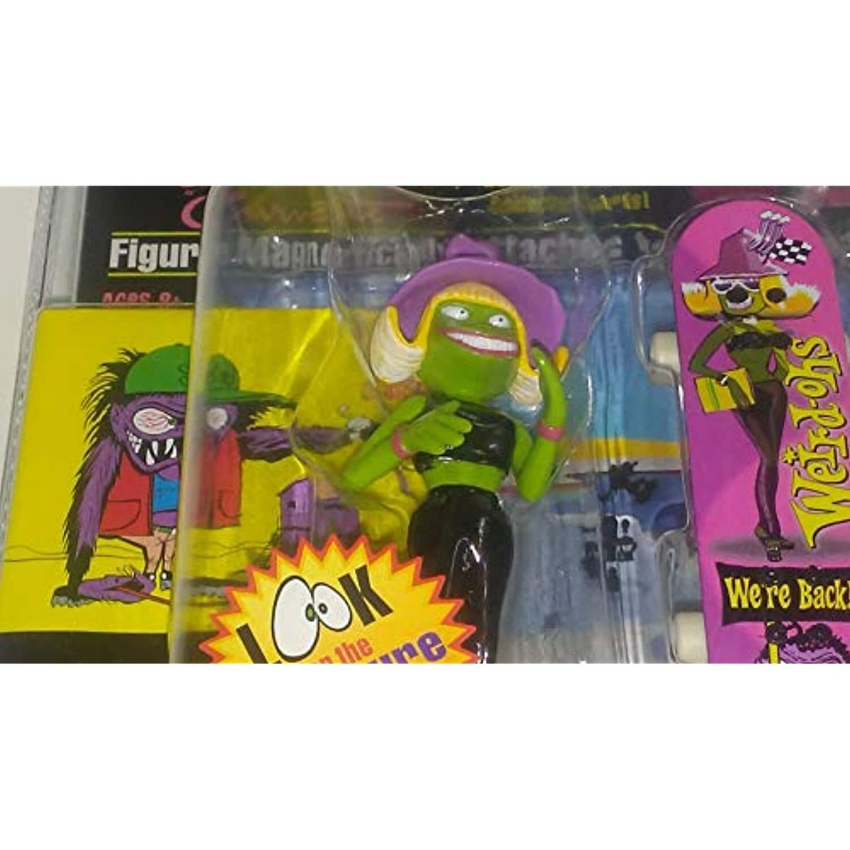 60s Retro Weird-ohs With Skateboard + 5 Collectors Cards #42 Sling