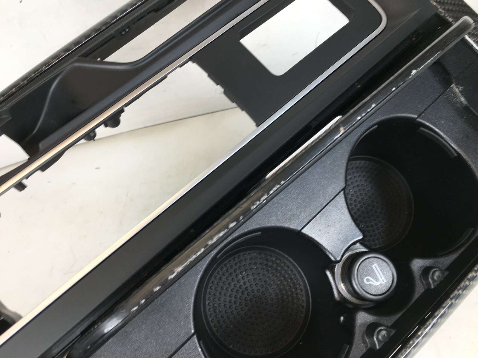 17-20 Maserati Levante Center Console Dash Door Carbon Bezel M161 OEM