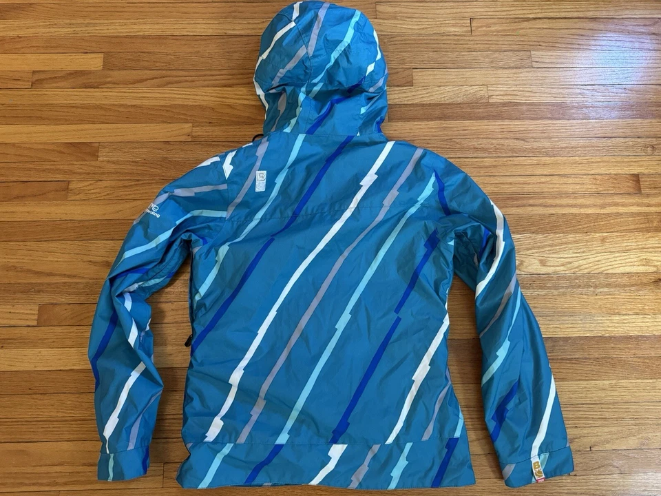 Women’s Bonfire Snowboarding Company Jacket Blue Stripes XS - Image 2 of 4