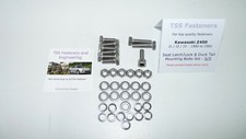 Kawasaki Z400 J1/J2/J3 - 1980 to 1982 - Seat Latch/Lock/Duck Tail Att. Set - S/S