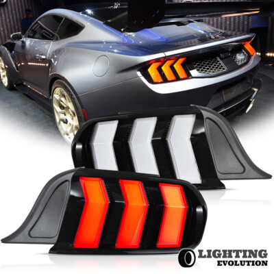 VLAND LED Tail Lights For 2015-2022 Ford Mustang 5 Multi Mode Clear Lens Upgrade