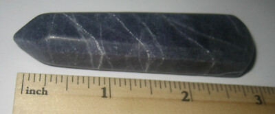 2.9'' RARE TUMBLED NATURAL STROMBOLITE AKA SPURRITE STONE MINERAL WAND MEXICO *2