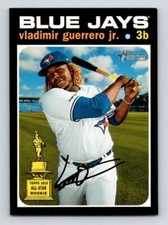 2020 Topps Heritage (Error) SSP Variation 414 Vladimir Guerrero Jr SP Card #161