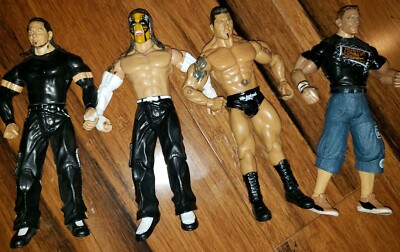 Hardy Boyz WWE Jakks animal Batista john Cena Wrestling Figure Lot Jeff and Matt