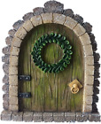 Fairy Garden Door Accessories Miniature Fairy Doors Wall Indoor/Outdoor Mystical