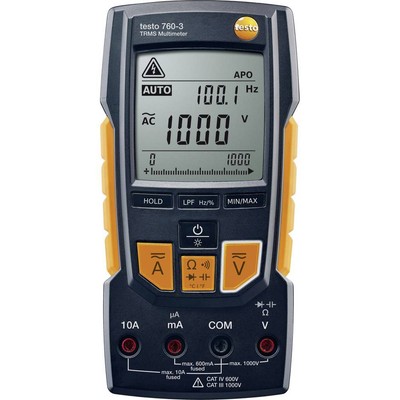 testo 760-3 Hand-Multimeter digital CAT III 1000 V, CAT IV 600 V Anzeige