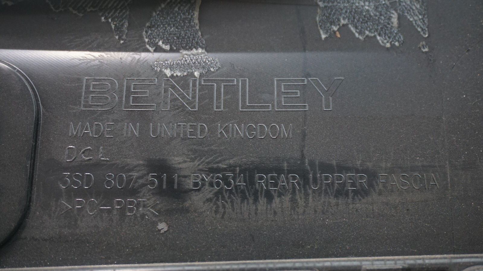 2021-2024 BENTLEY CONTINENTAL GTC GT REAR BUMPER COVER OEM 3SD807511E 21 22