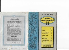 ARGUS MODEL 21 1949 MANUAL