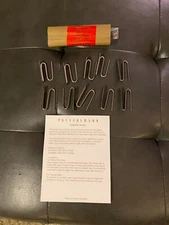 10 Pottery Barn Curtain Drapery Hooks Metal Slide Pins Replacement Clips, Fast!!