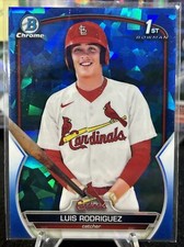 LUIS RODRIGUEZ 2023 Bowman Chrome 1st Sapphire Prospect Cardinals CN#BCP-130