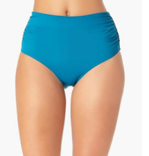 Anne Cole Women's Standard Convertible High Waist Shirred Swim Bottom XL 8201