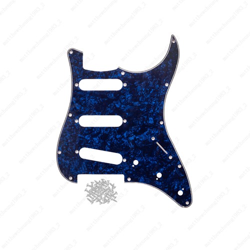SSS 11-Hole ST Style Guitar Pickguard Pick Guard Scratch Plate Multicolors - Picture 8 of 16
