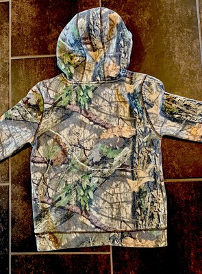CARHARTT REALTREE Camo w/ Deer Hunter Blaze Orange Hoodie YOUTH Sz 7 | eBay