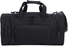 Black Carry Bag Travel Airport Friendly Duffle Sport Gym Duffel 21" x 11" x 11"