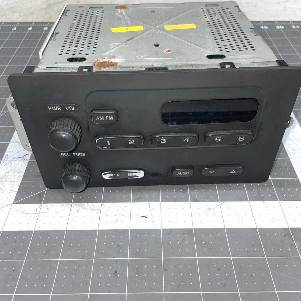 Chevrolet Blazer S10 GMC Sonoma AM FM 2002 2003 radio de fábrica 15074529 Foto 3 de 4