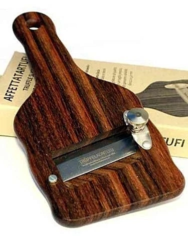 Frische Trüffel TRÜFFELHOBEL Profi Palisander Holz INOX Edelstahl Klinge ITALIEN - Bild 1 von 1