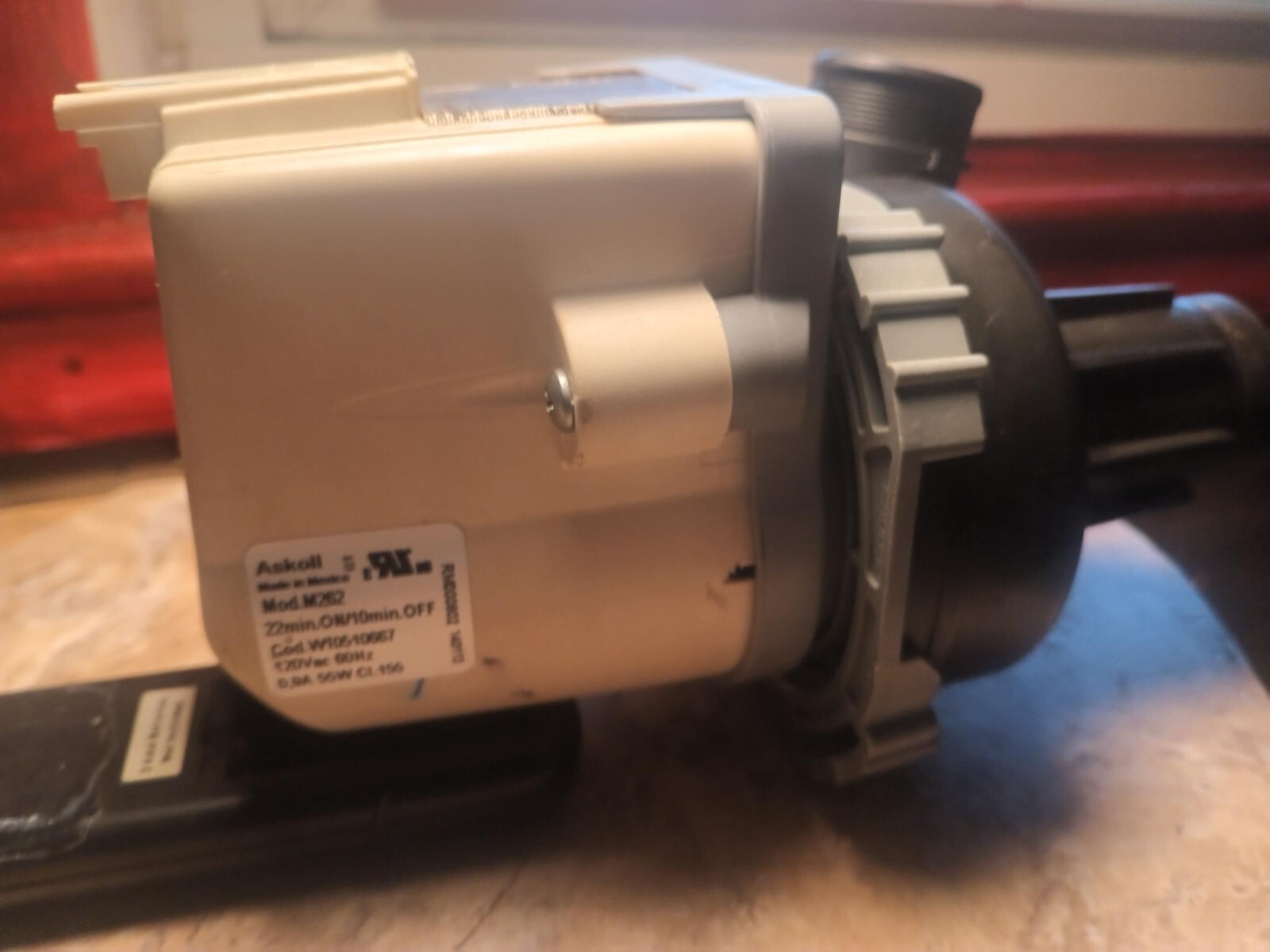 Whirlpool WDF730PAYW5 Dishwasher Circulating Pump W10510667 M262 Replacement Part-image